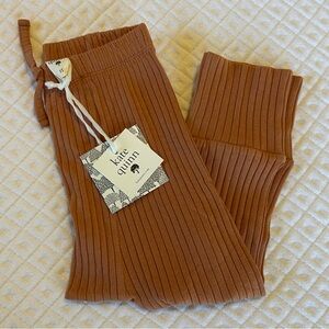 NWT Kate Quinn Wide Rib Panda Pants in Warm Tan/ Clay